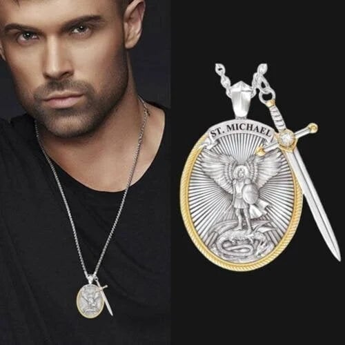 OFERTA 2X1 - Collar de Protección de San Miguel Arcángel + Envío Gratis 🎁