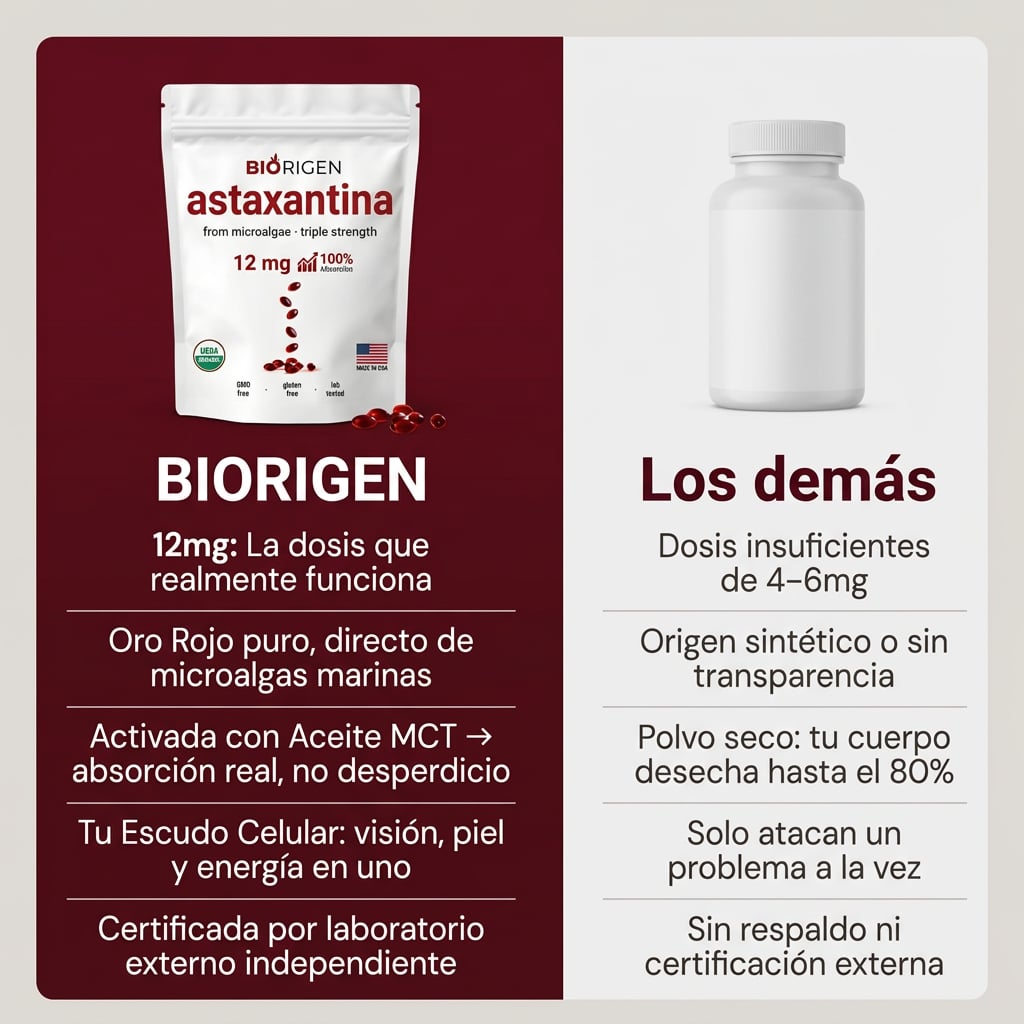 Astaxantina Maestro para tu Visión, Piel y Energía.