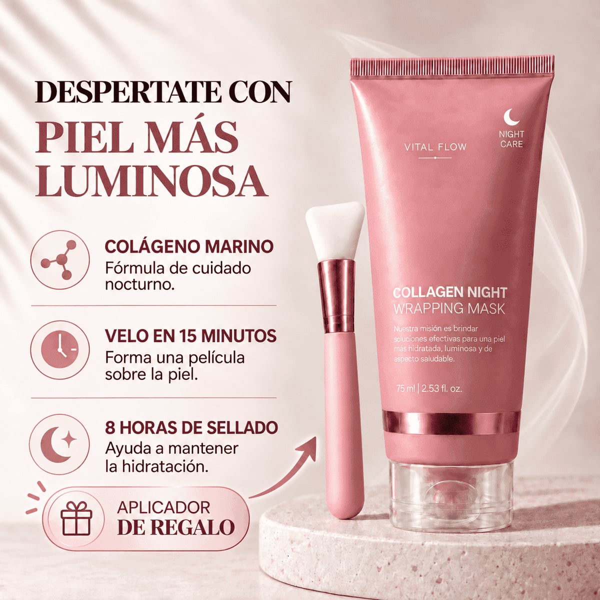 Mascarilla Antiage Coreana de Colágeno