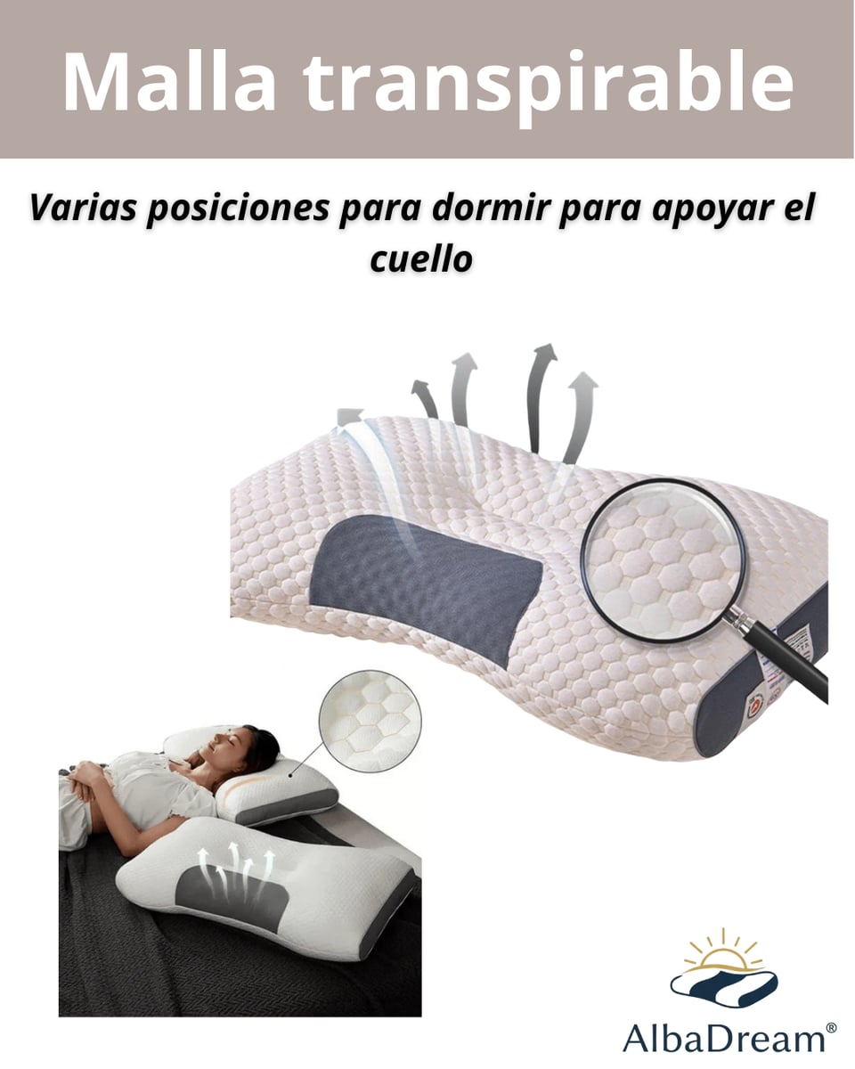 Almohada Cervical Ergonómica - El Secreto para un descanso saludable