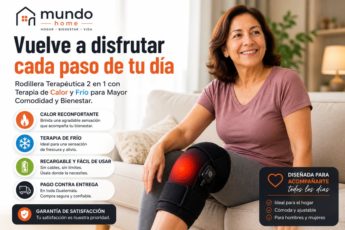 Rodillera terapéutica con función de calor y frío