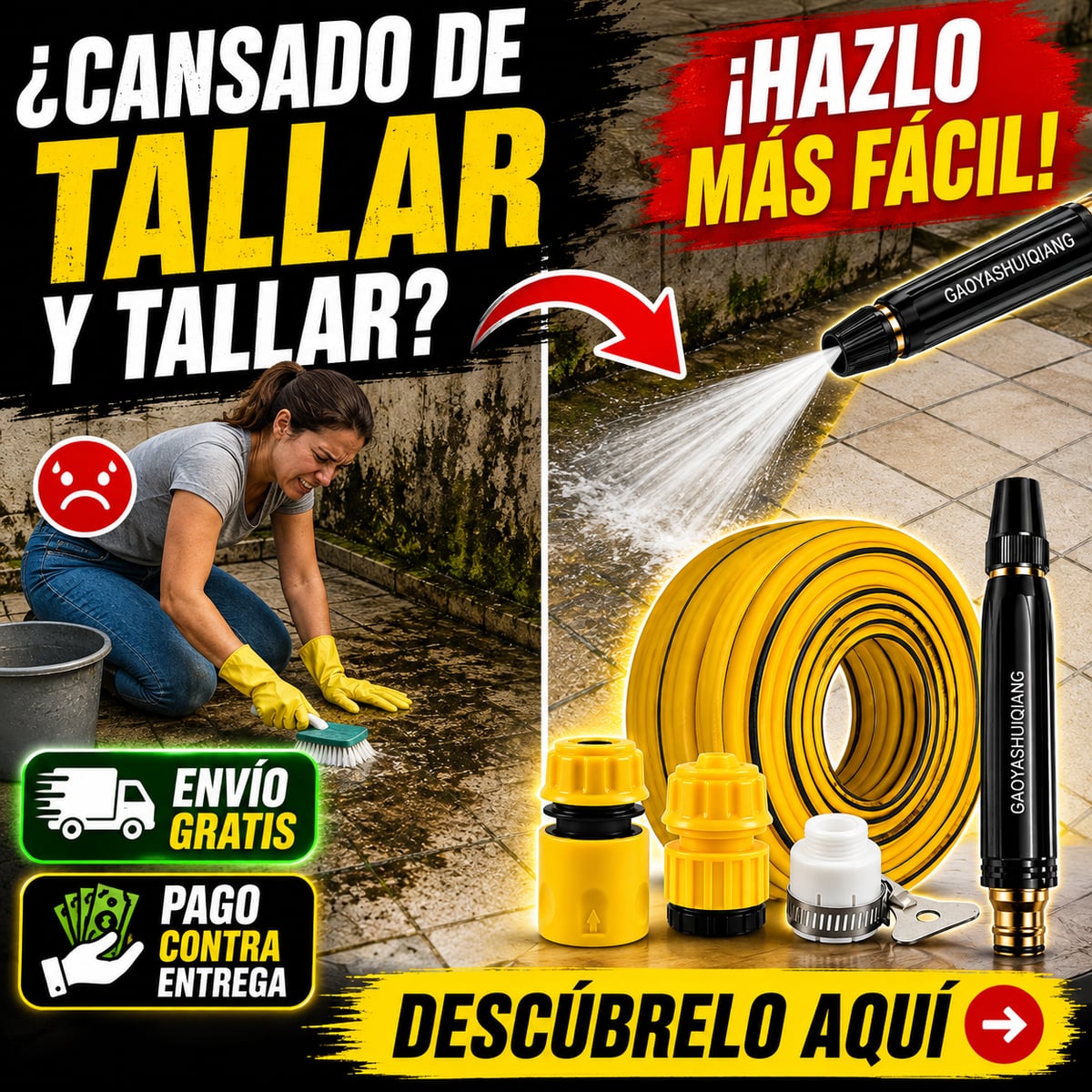 💦 ¡CONVIERTE TU MANGUERA EN POTENCIA DE LIMPIEZA!/ PAGA AL RECIBIR