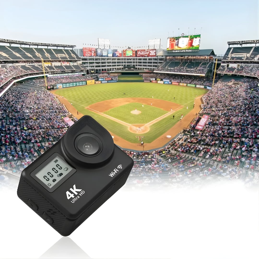 CÁMARA DE ACCIÓN DEPORTIVA – Aventuras en 4K, resistencia extrema y memoria visual para cada momento épico + ENVIO GRATIS 🎁