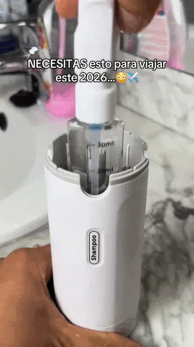Dispensador 4 en 1 Portatil de Viaje
