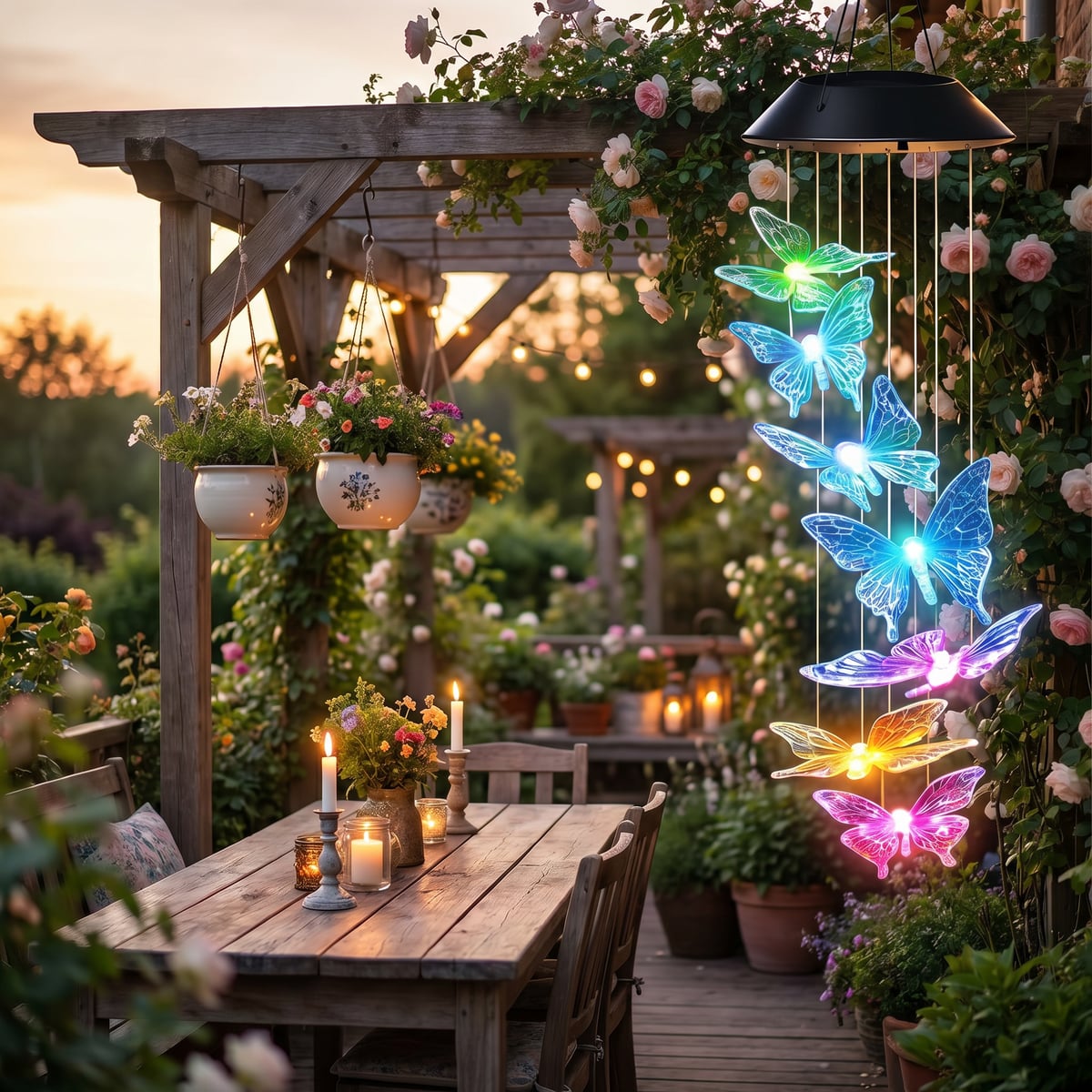 🔥Promoción del Día de la Madre🔥 Luces de mariposa y Colibri con energía solar (¡EL MEJOR REGALO!)