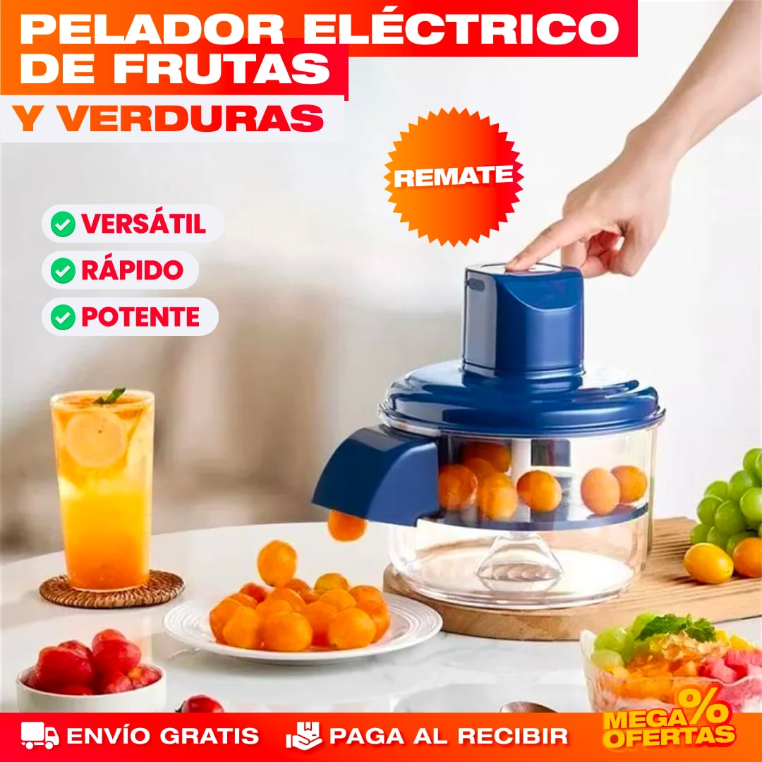 PELADOR ELÉCTRICO DE FRUTAS Y VERDURAS (Alta Calidad)