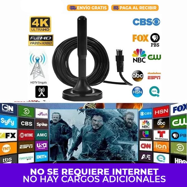 SUPER ANTENA TV DIGITAL ULTRA HD | CANALES GRATIS OFERTA DEL DIA 30%