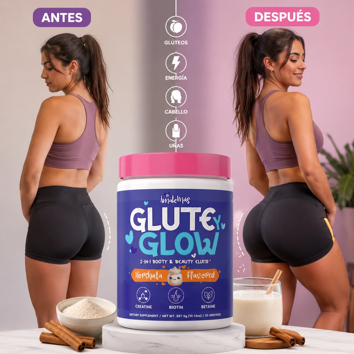 Glute & Glow™ Tonificación y Belleza Femenina