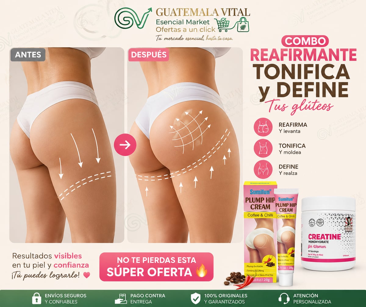 COMBO DEFINE TU FIGURA DE CREATINE MONOHIDRATE + CREMA REAFIRMANTE😱👇+ ENVIO GRATIS 🎁