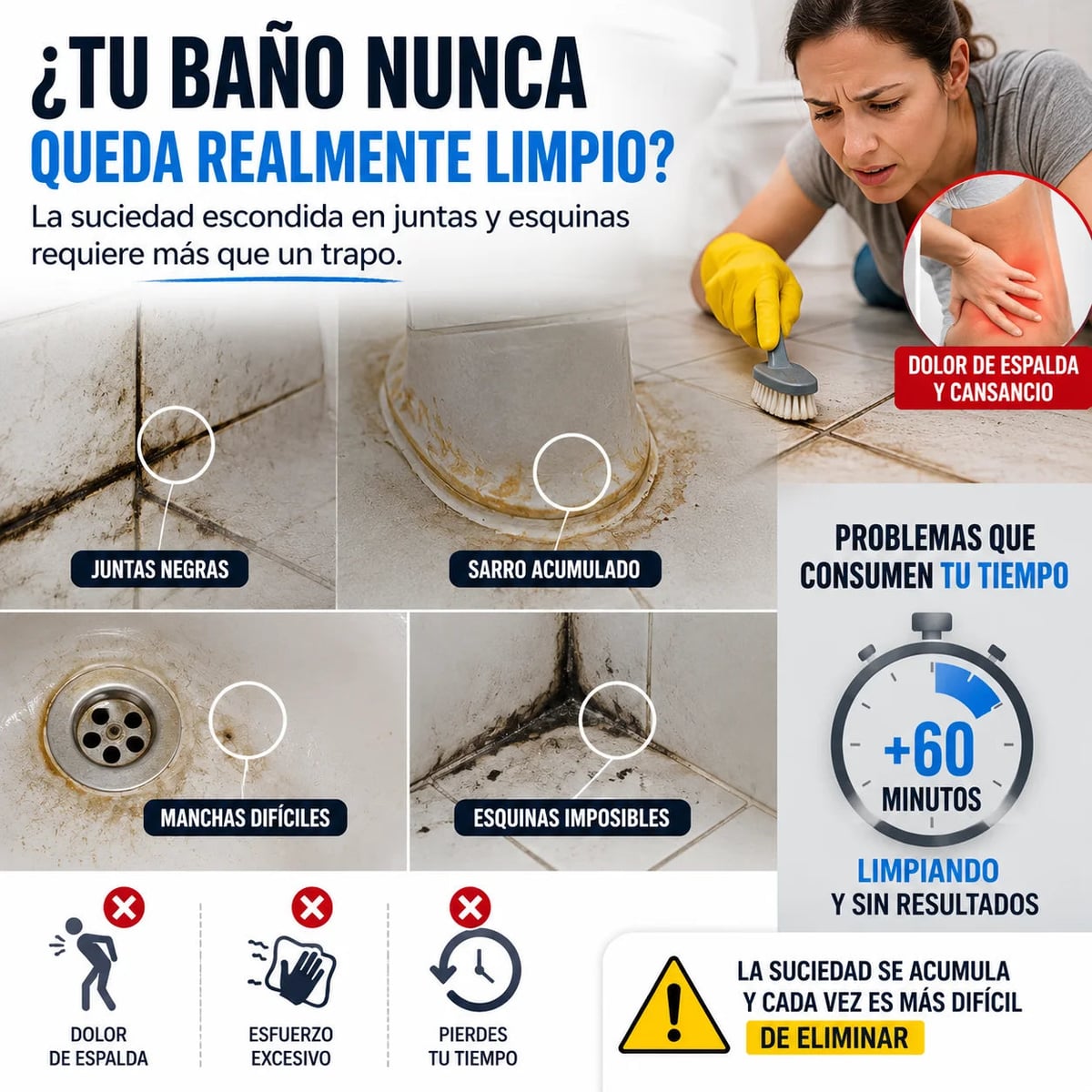 Cepillo Eléctrico Multifuncional para Limpieza Profunda | Limpia Sin Esfuerzo