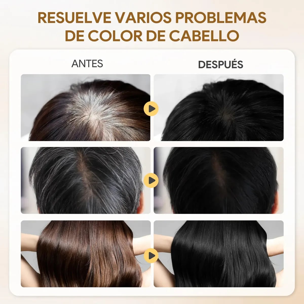 CUBRE TUS CANAS SIN COMPLICACIONES - Shampoo Cubre Canas 500 ml + ENVÍO GRATIS