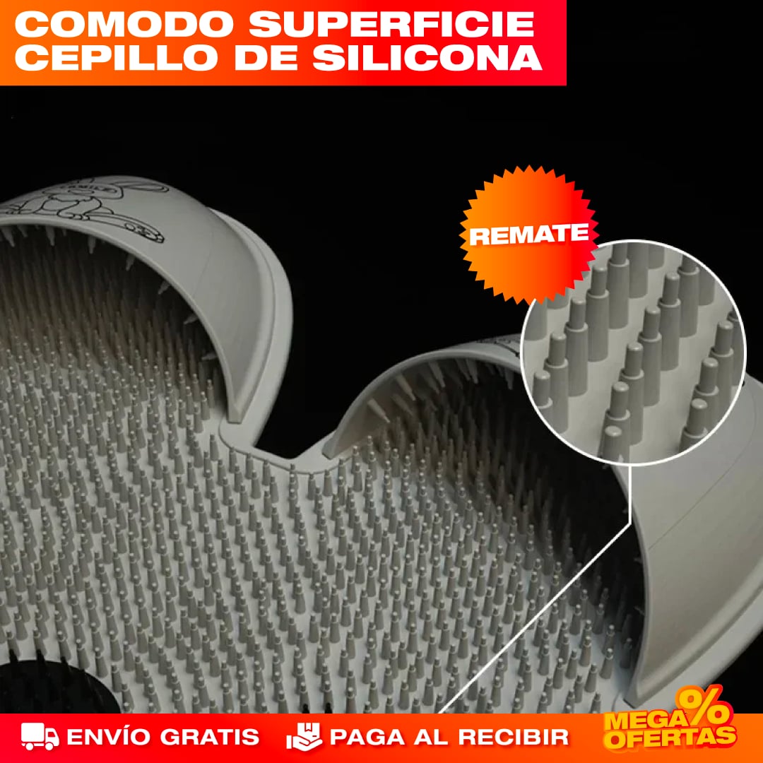 TAPETE DE LAVADO Y MASAJE DE PIES PARA LA DUCHA