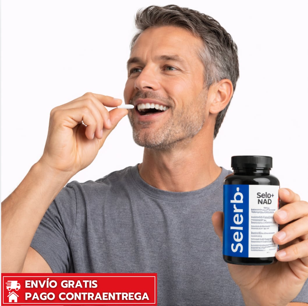 Oferta 2X1 Selerb™: Suplemento de NAD+ para Hombres - 60 Cápsulas