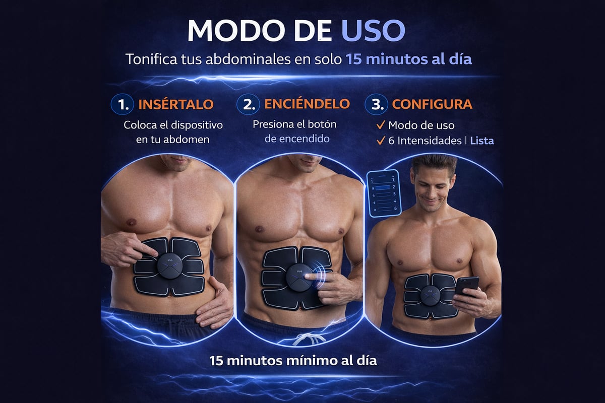 Entrenador Abdominal / Tonifica tu abdomen y elimina grasa abdominal