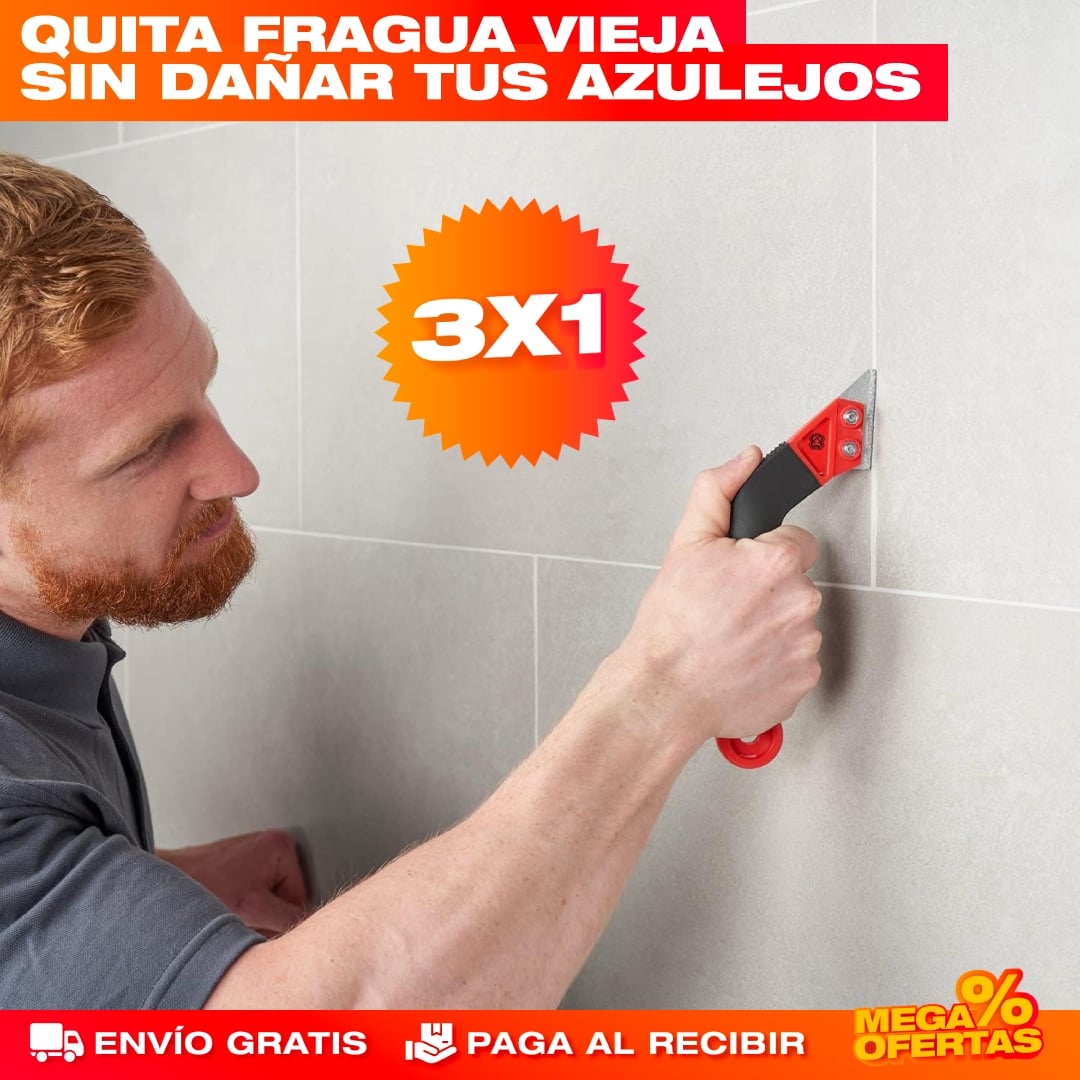 PROMO 3X1 RASPADOR DE JUNTAS
