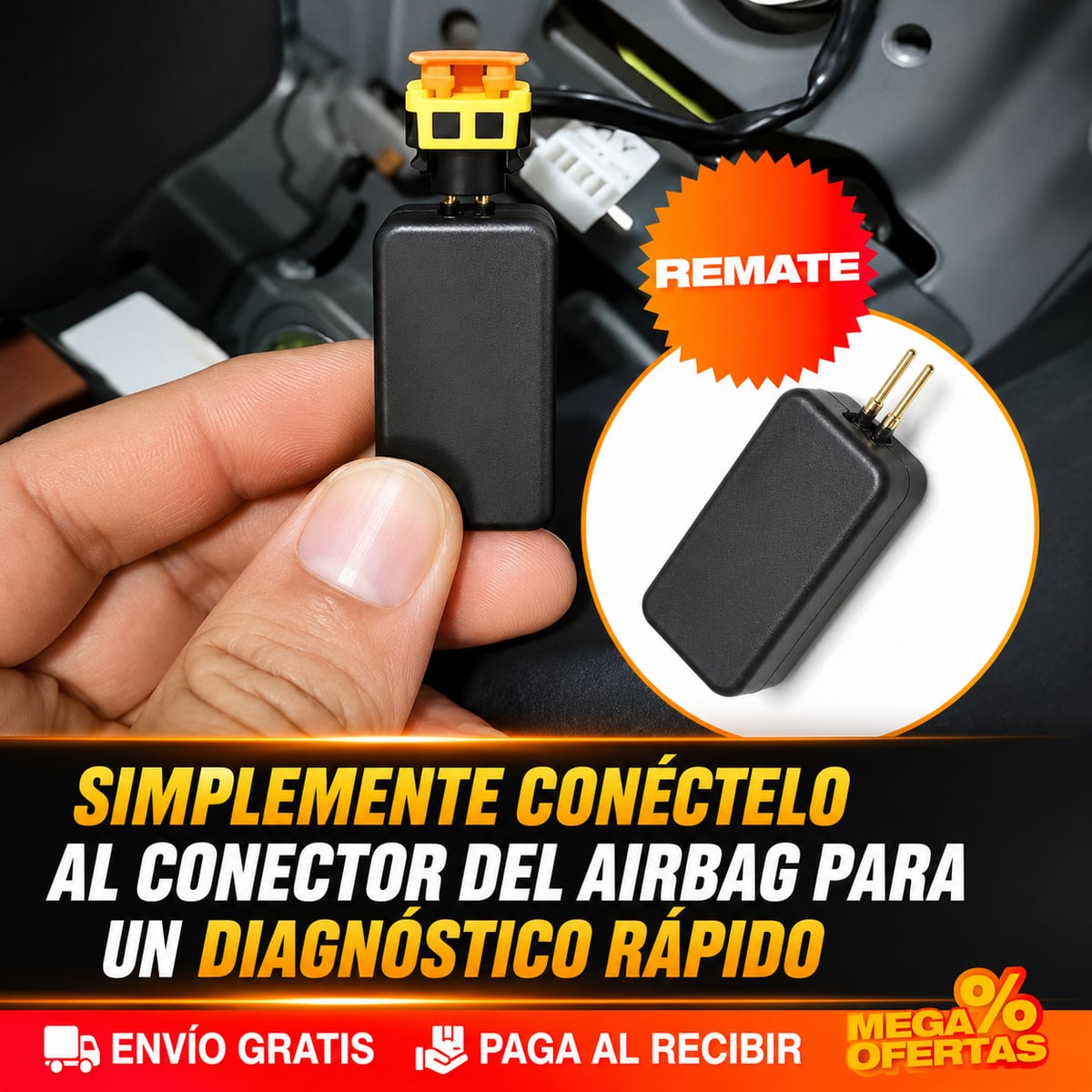 Kit x8 Detectores Diagnóstico Sistema Bolsa De Aire Para Vehículo
