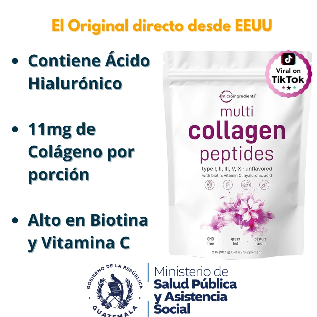 2x1 en Colágeno con Péptidos® Importado.