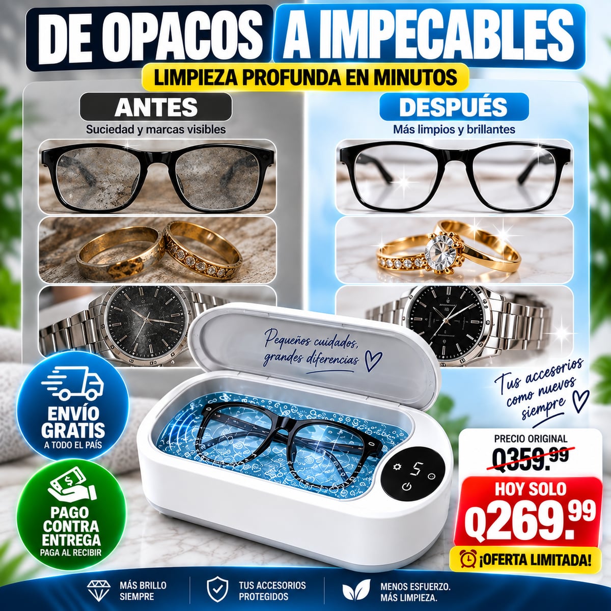Limpiador Multifuncional para Gafas y Accesorios
