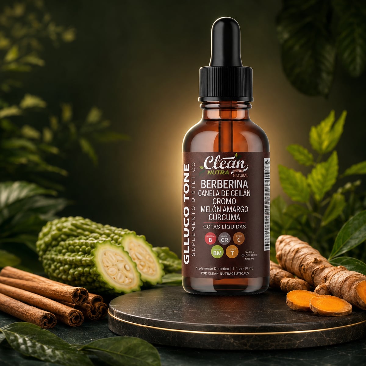 Berberina CLEAN NUTRA™ Suplemento en Gotas Líquidas 30ml