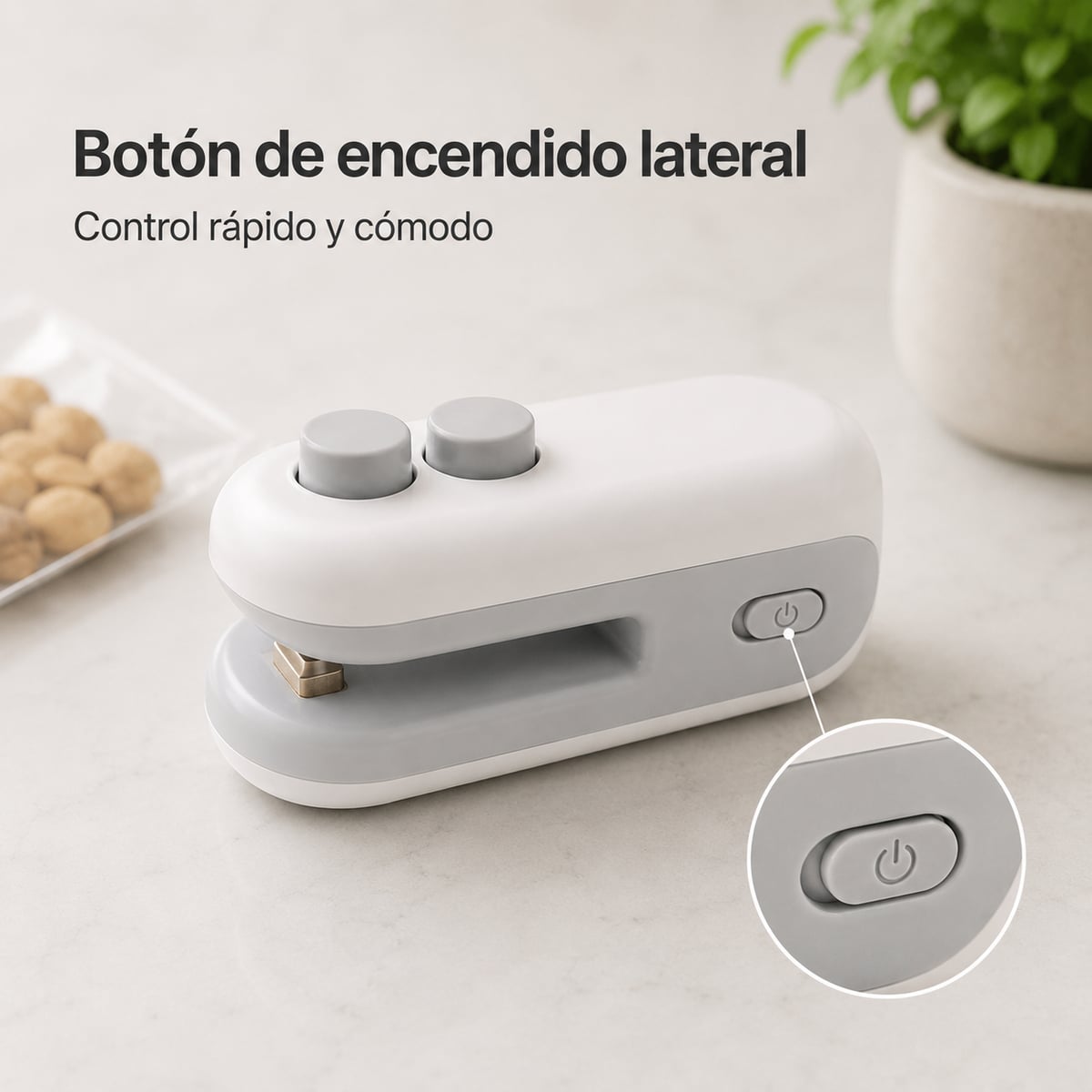 SellaFresh Go™ | Mini Selladora Portátil Recargable USB-C