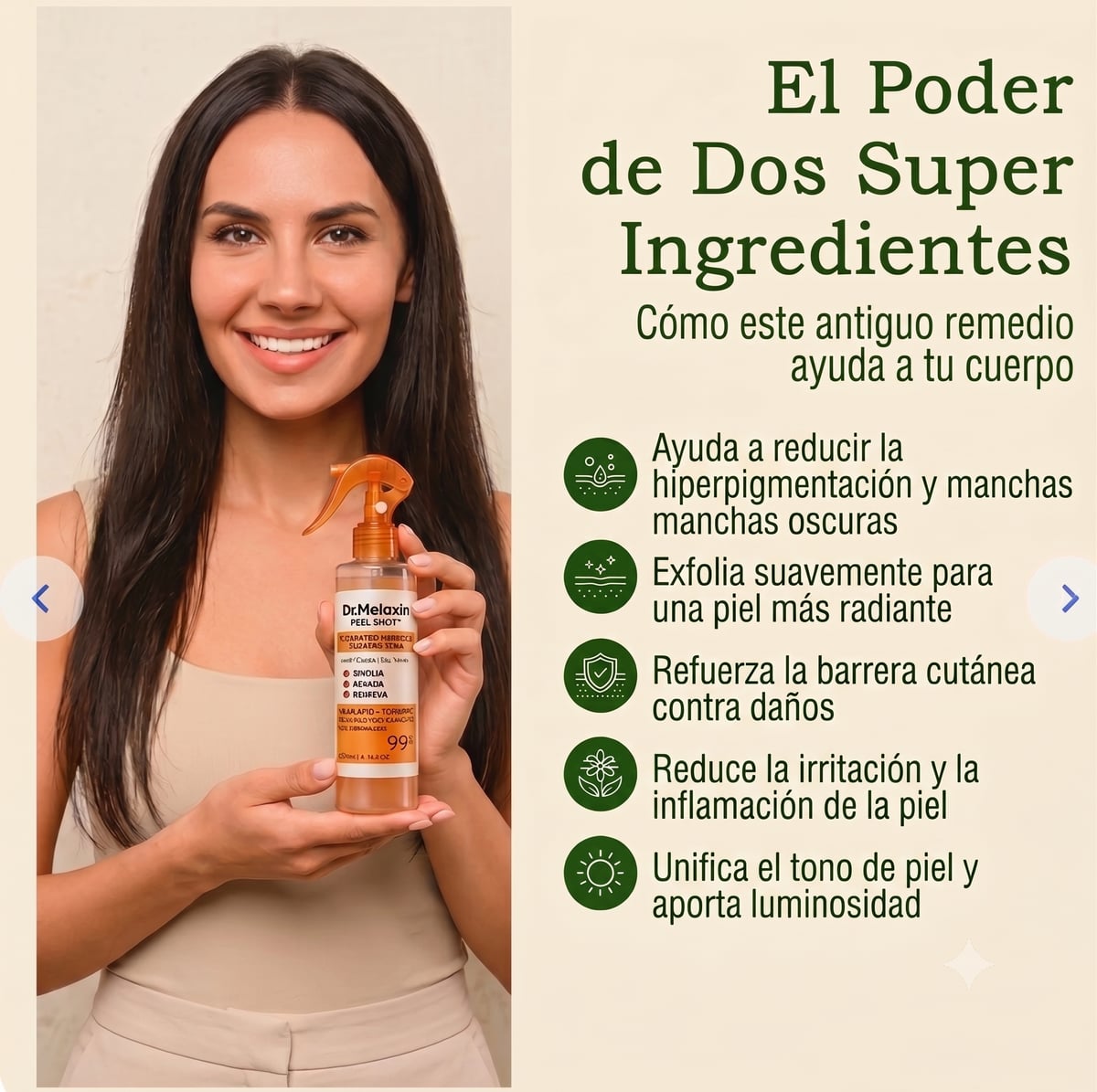 Aclarante Coreano Spray — Axilas, Codos y Rodillas Uniformes
