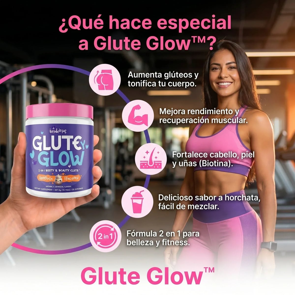 Glute &amp; Glow™ Tonificación y Belleza Femenina