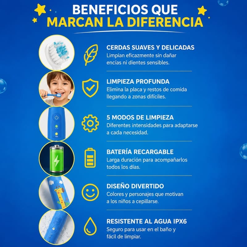  Cepillo Electrico para Niños