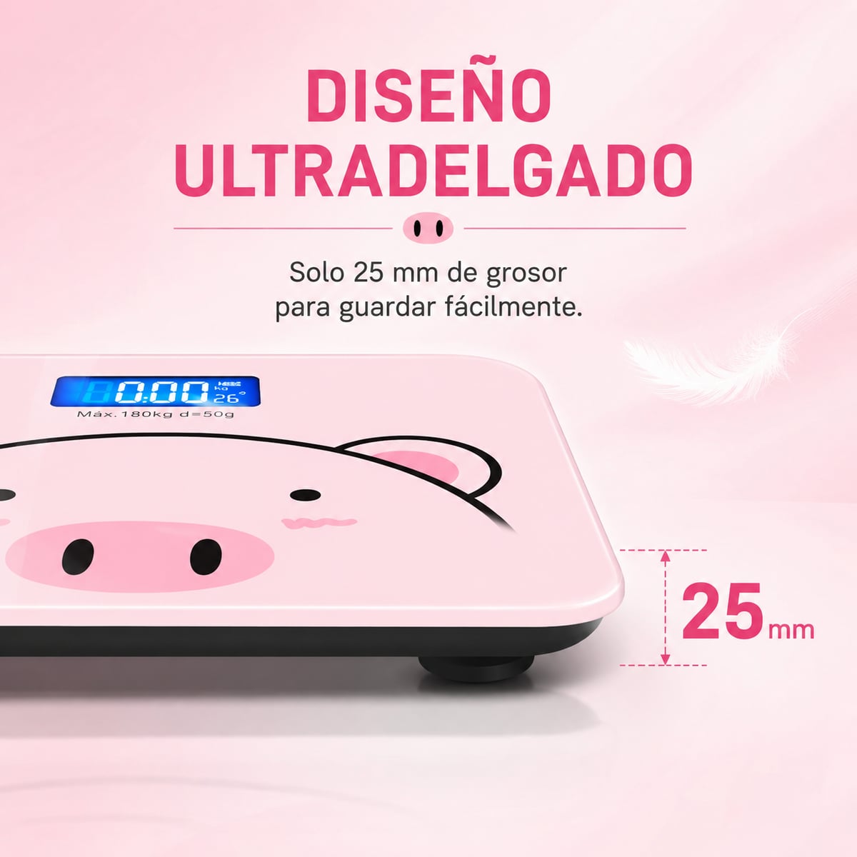 Peso Feliz™ – Balanza Digital de Cerdito