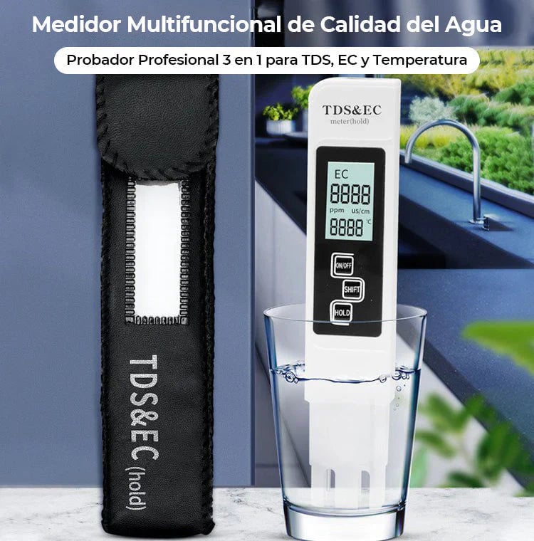 Medidor de Calidad del Agua✨TDS Digital - Envío Gratis
