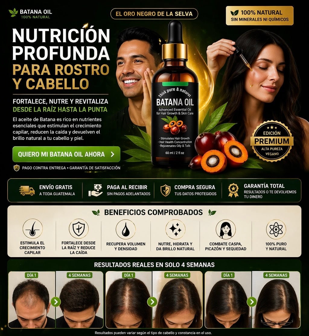 Batana Gold® aceite 100% natural que hidrata, fortalece y hace crecer tu cabello+ Envío Gratis 🎁