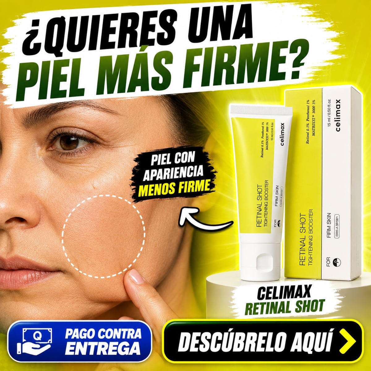 OFERTA IMPERDIBLE - Crema Retinal Shot Celimax + ENVIO GRATIS 🚚
