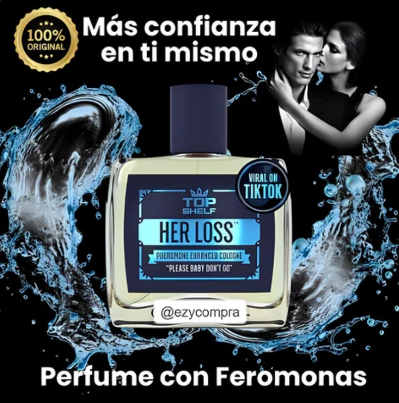 Her Loss® – Perfume Masculino con Feromonas | Amaderado e intenso🔥