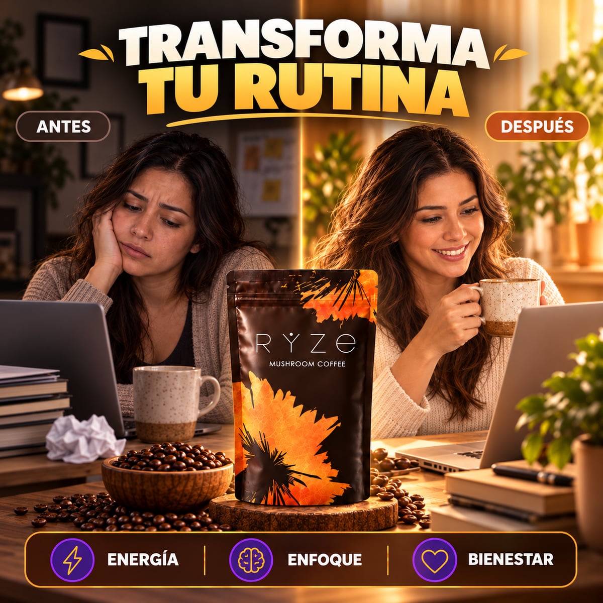☕ COMPRA 1 RYZE Y LLÉVATE EL SEGUNDO GRATIS