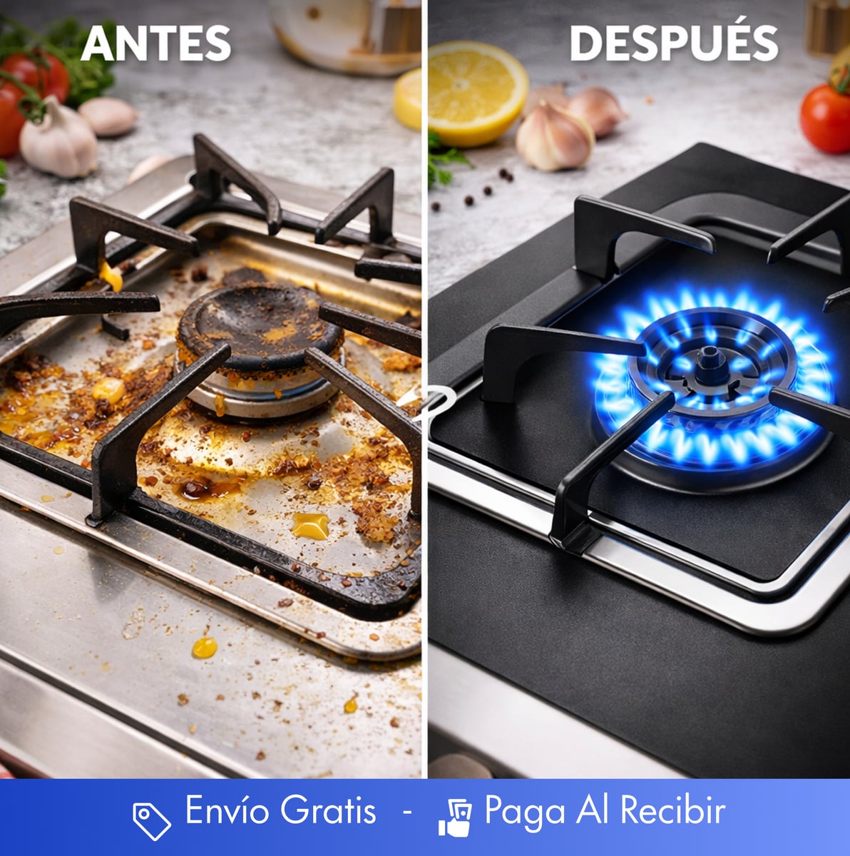 Pack x4 Protectores de cocina - Mantiene tu cocina impecable
