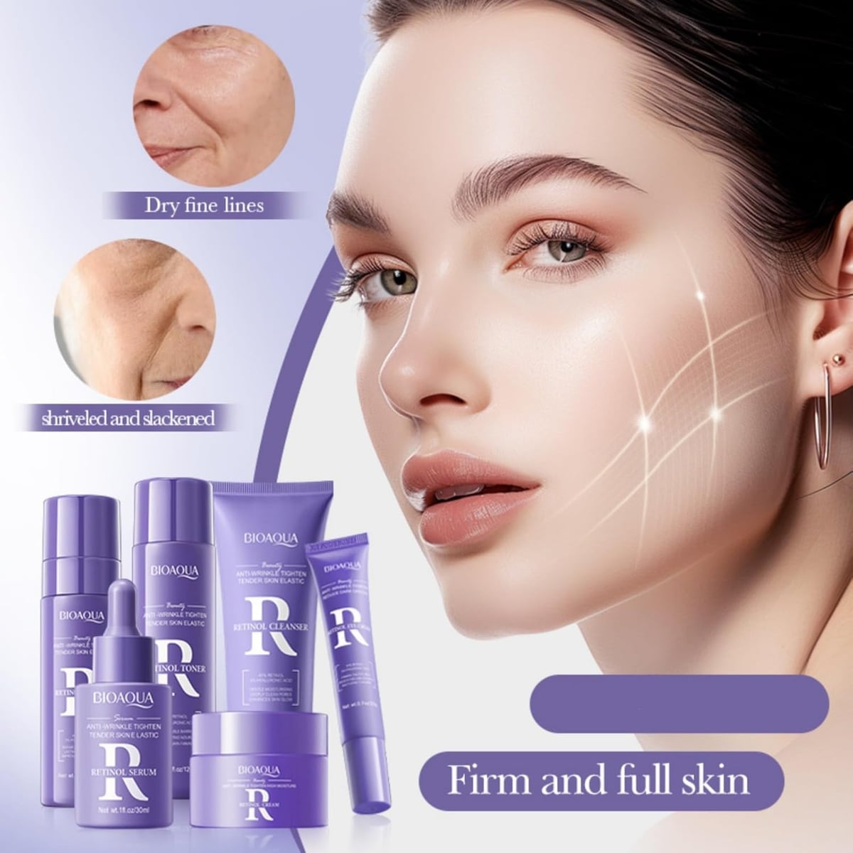 Rutina Facial Antiedad Retinol BIOAQUA