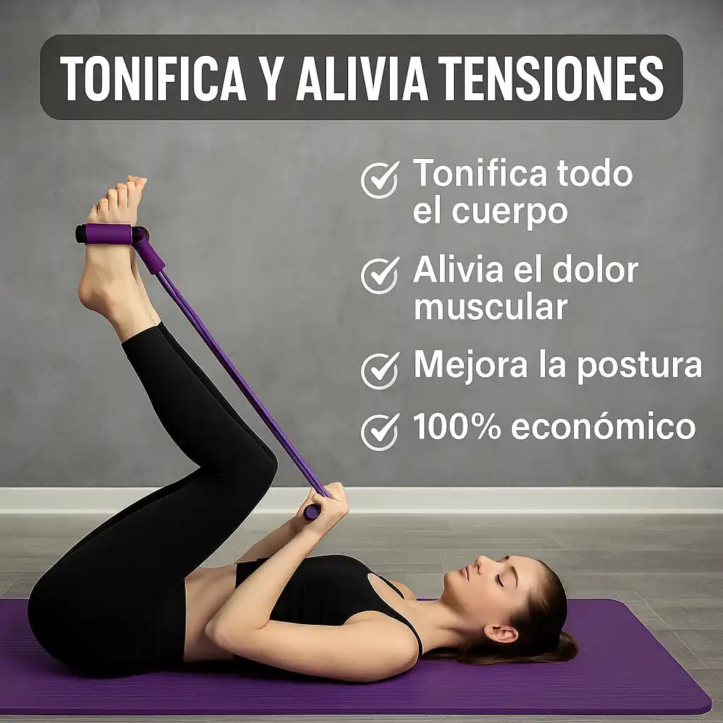 Banda Elástica Multifuncional PREMIUM-Tonifica y Alivia Tensiones