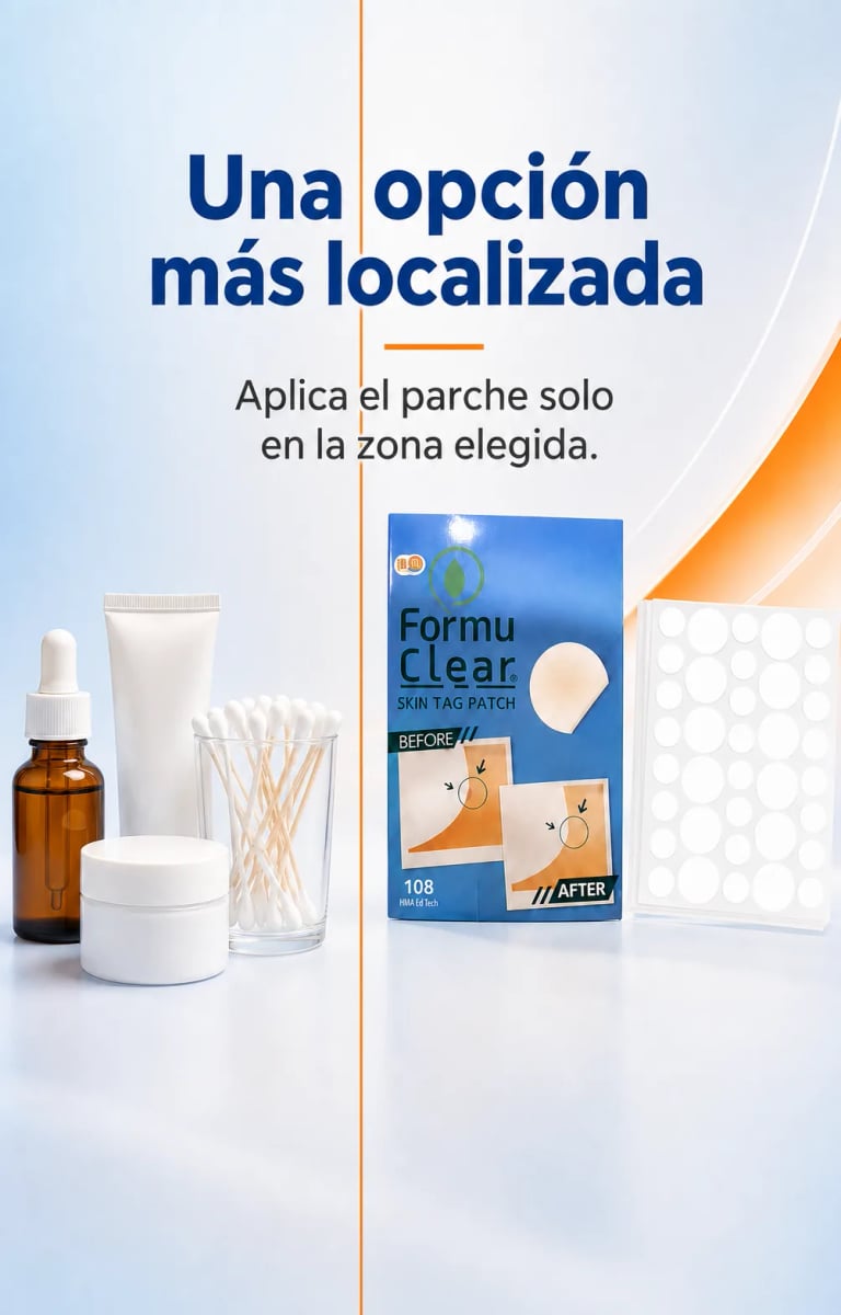 Parches FORMU CLEAR ¿Cansado de las verrugas que no desaparecen?