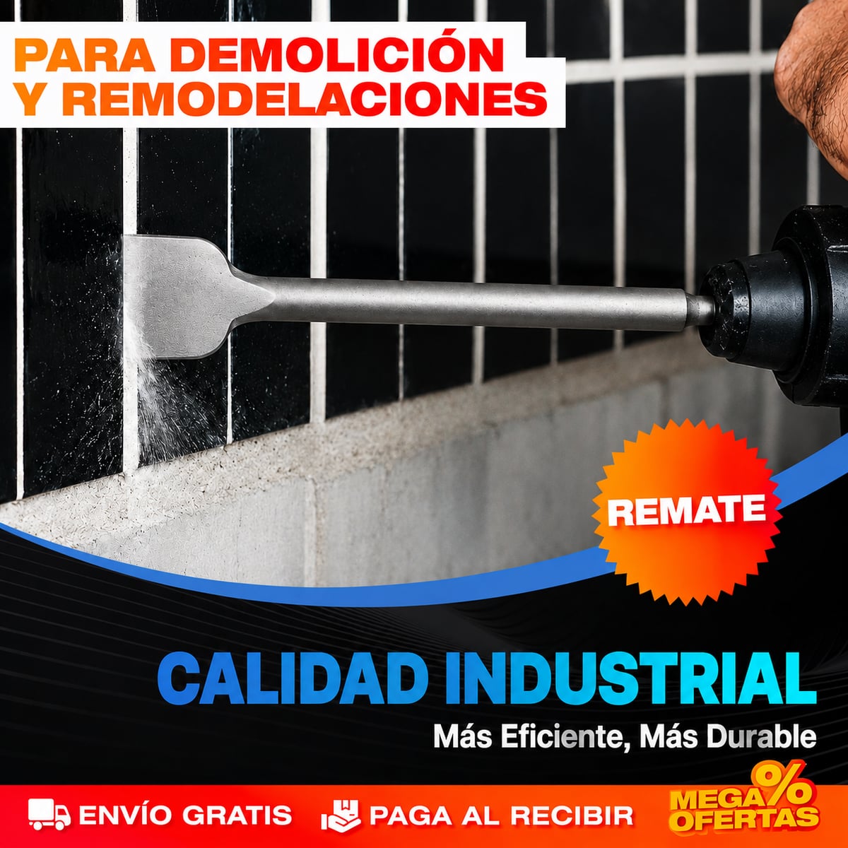 SET X4 BROCAS DE DEMOLICIÓN Y RENOVACIÓN