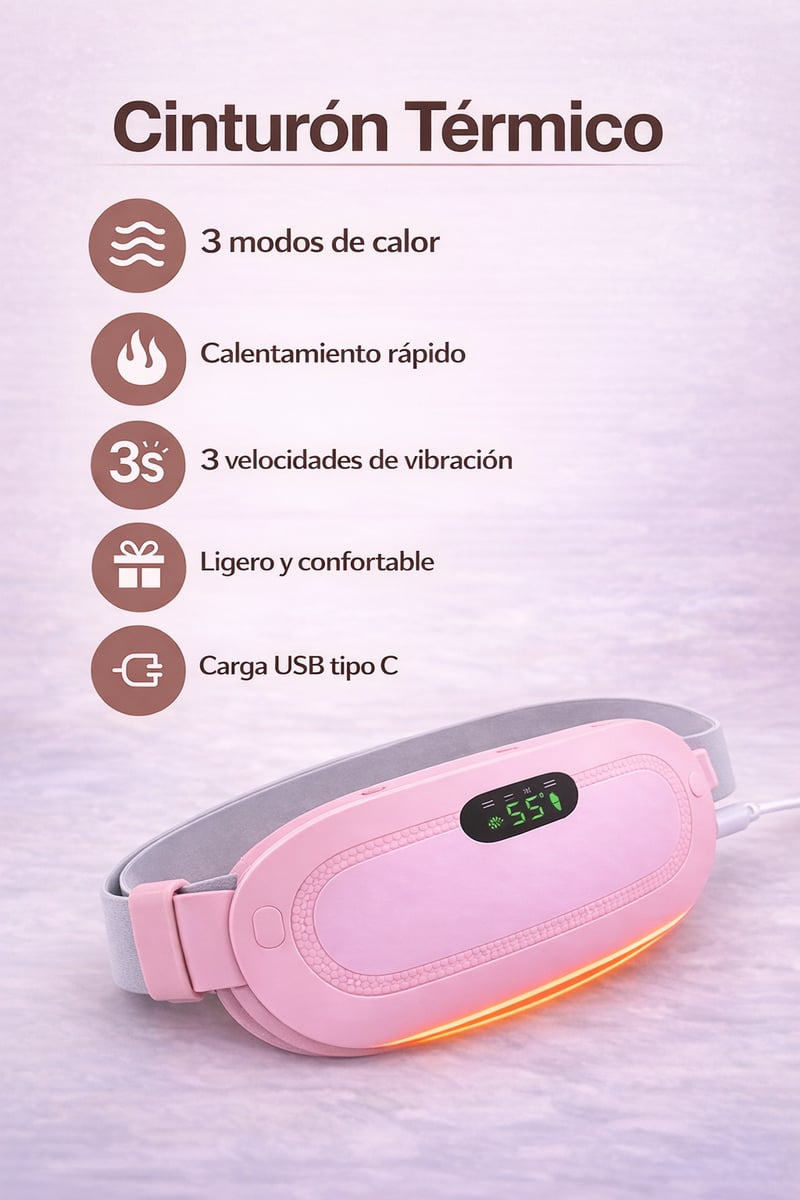 Cinturón Térmico Inteligente para cólicos