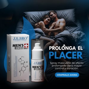JJL Bro -Spray retardante de larga duración para hombres