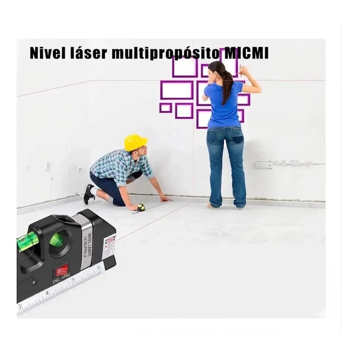 PRECISIÓN PROFESIONAL EN CADA PROYECTO - Nivel Láser + ENVÍO GRATIS