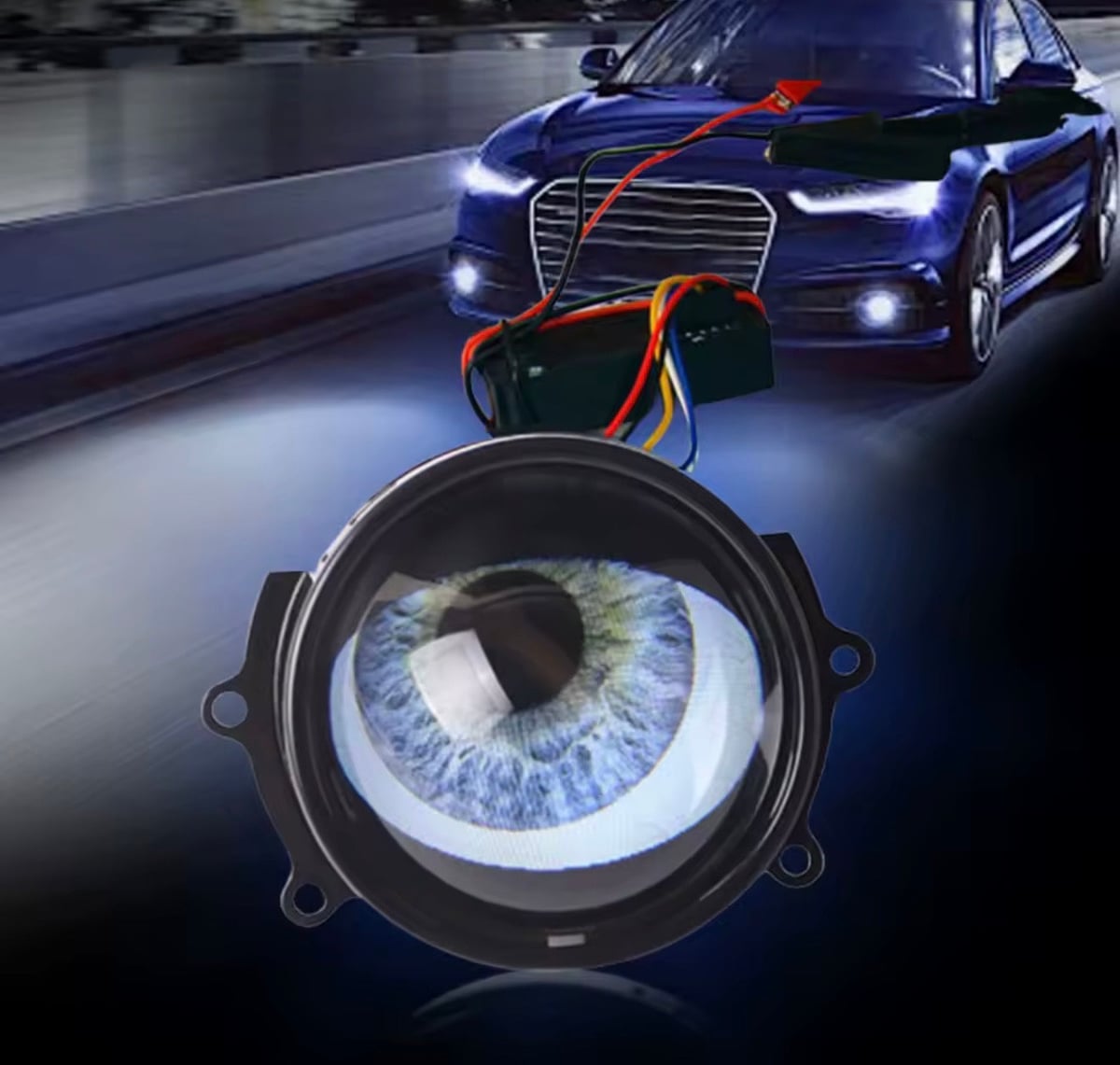 Luces LED “Ojos de Diablo” para Faros UNIVERSAL + ENVIO GRATIS 🎁