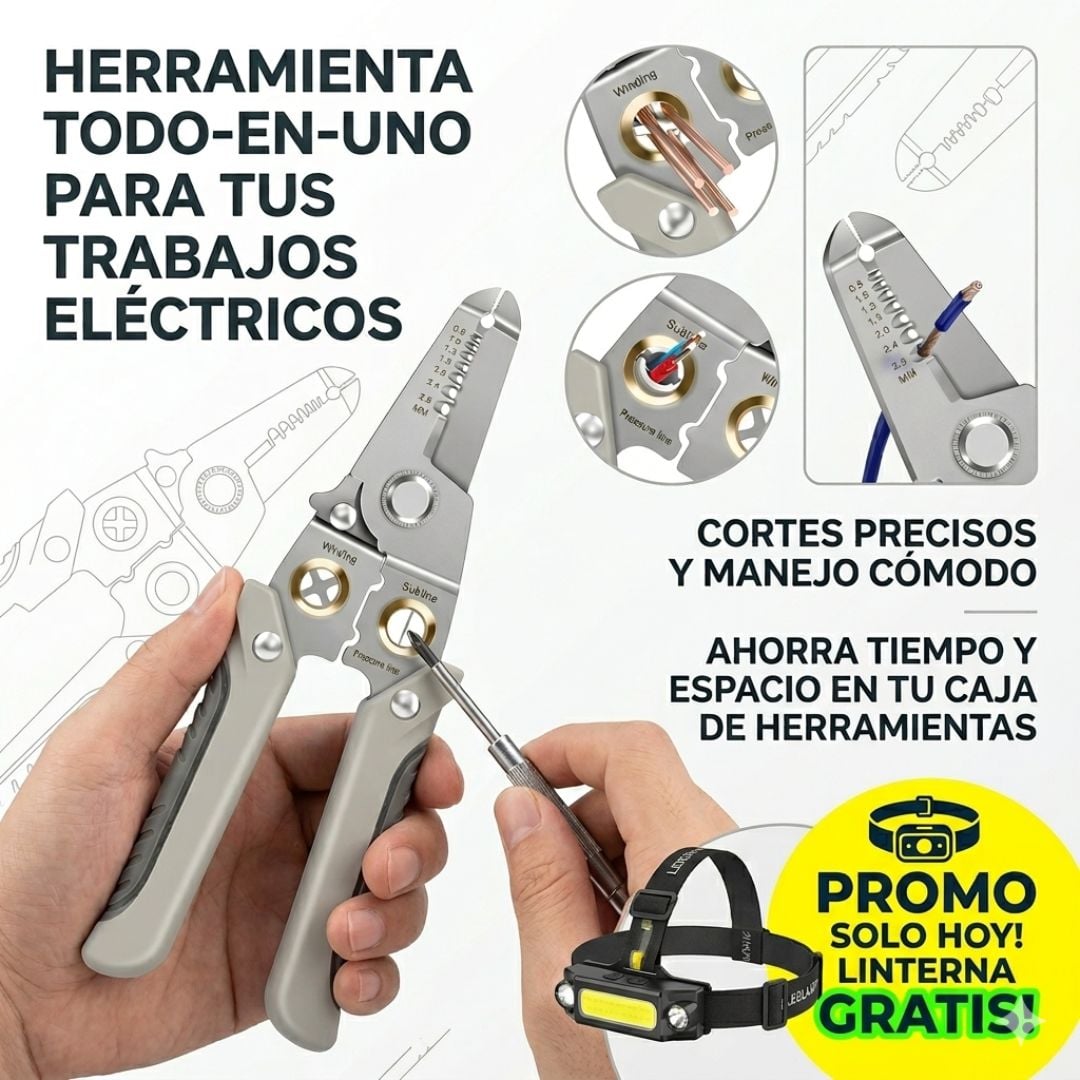 Pelacables Pro Herramienta Compacta Todo + Envío Gratis