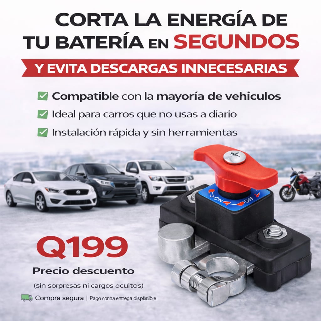 BatterySafe™ - Corta corriente batería automóvil