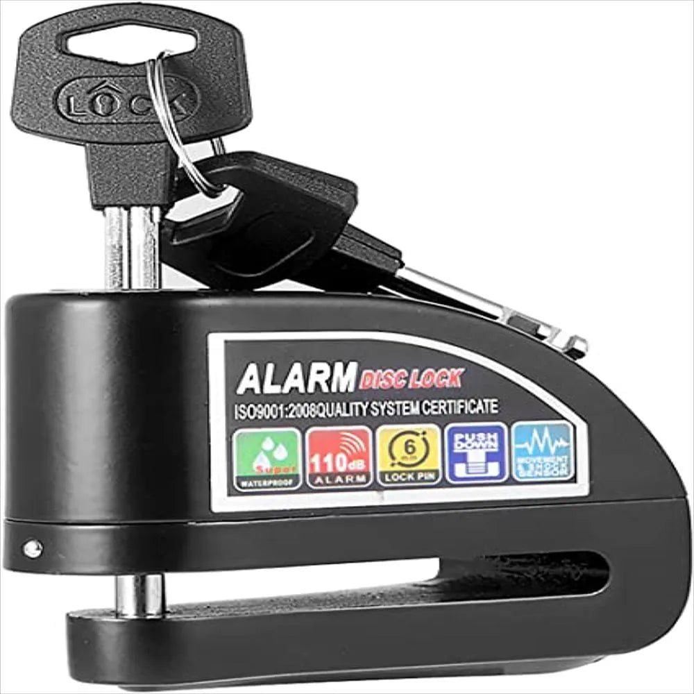💥 SUPER PROMO 2x199Q 💥 Candado Blindaje Total para Motos Antirrobo con Alarma 110dB