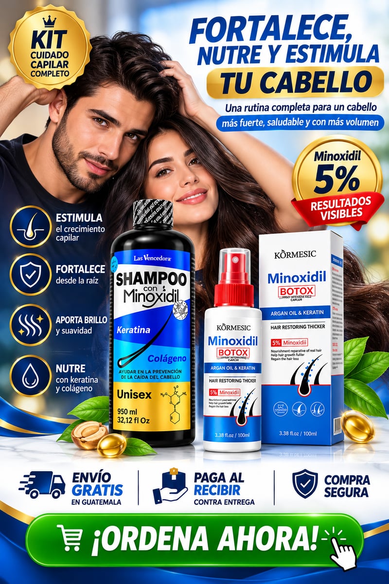 Duo shampo y Minoxidil