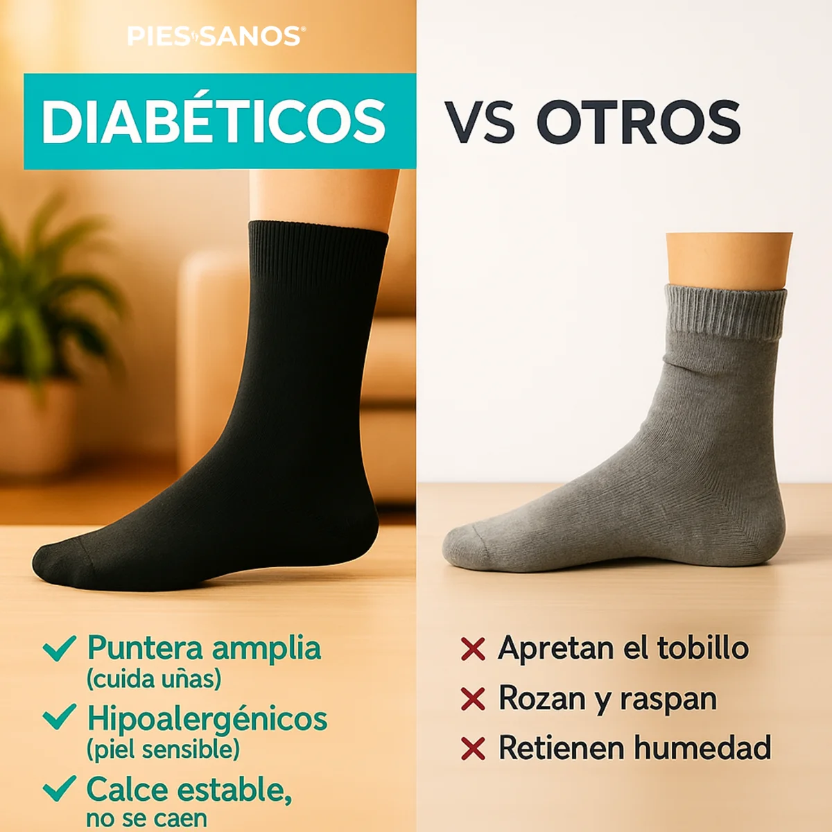 PIES SANOS® PACK 12 PARES