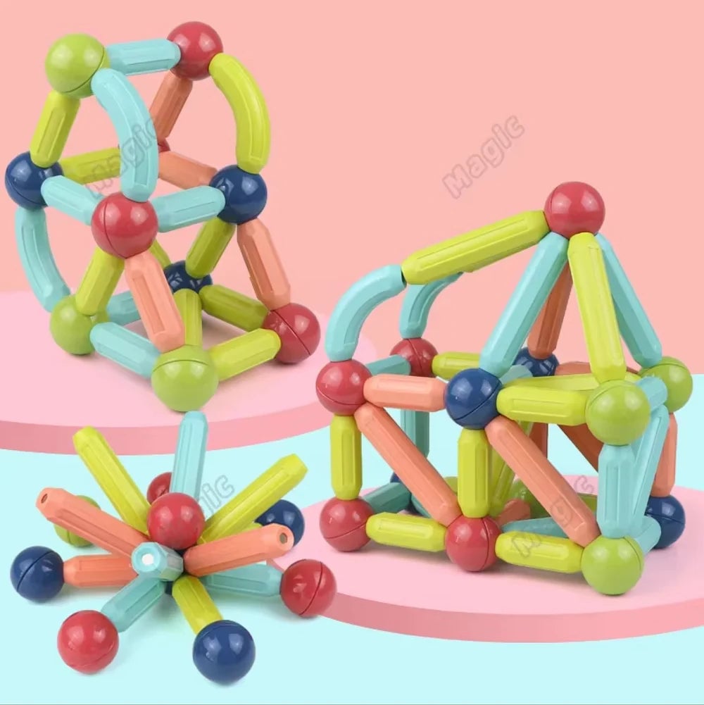 Bloques Magnéticos Didácticos - 36 Piezas🌈