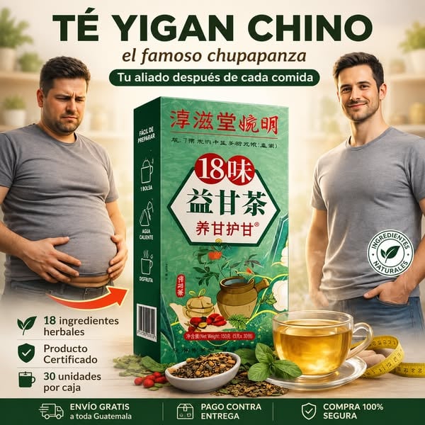 TÉ YIGAN CHINO X30 — El Ritual Ancestral para Sentirse Limpio, Ligero y Saludable + ENVÍO GRATIS
