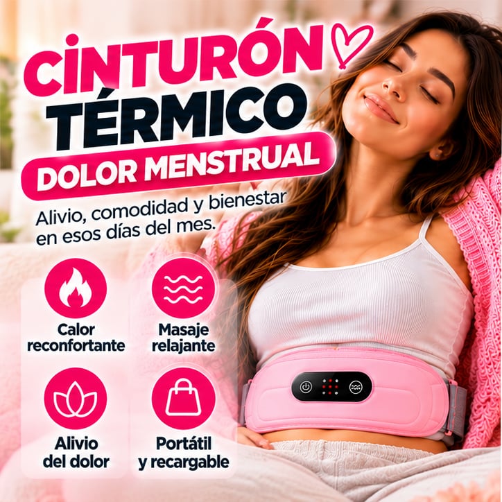 Cinturón térmico dolor menstrual